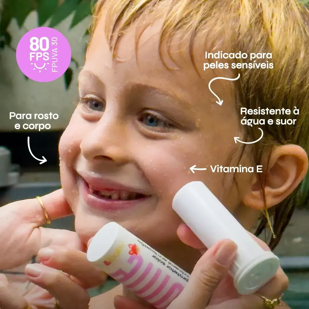 Protetor Solar Infantil em Bastão Mineral FPS 80 FPUVA 30 - Image 4