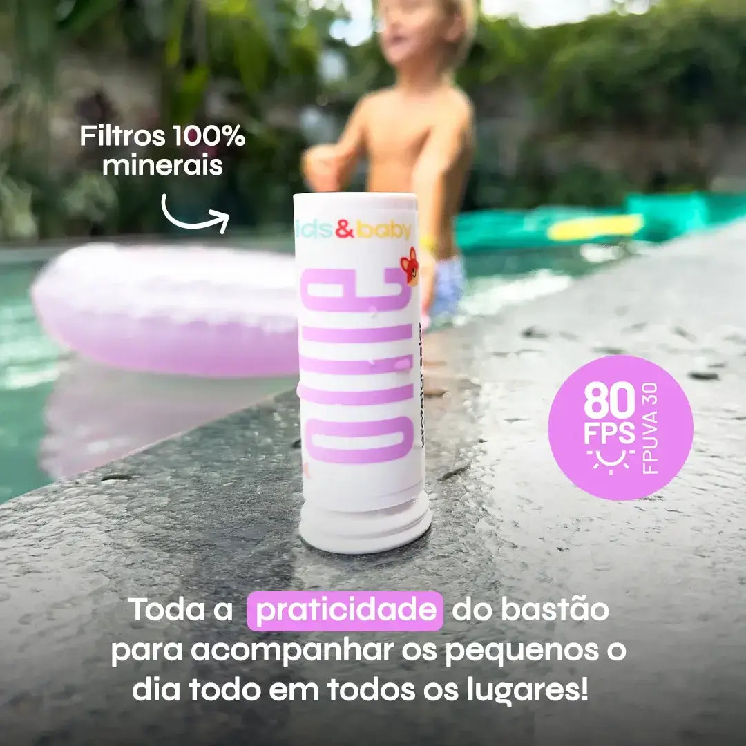 Protetor Solar Infantil em Bastão Mineral FPS 80 FPUVA 30 - Image 3